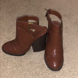 Brown booties